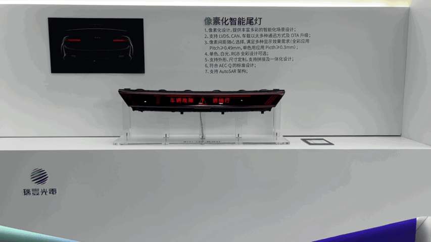 ALE车灯展 | 瑞丰光电Mini LED技术齐亮相