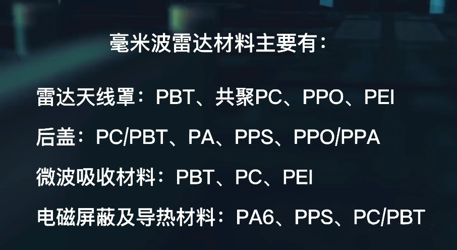 自动驾驶必需品：ADAS毫米波雷达上的工程塑料（附中下游企业名单）