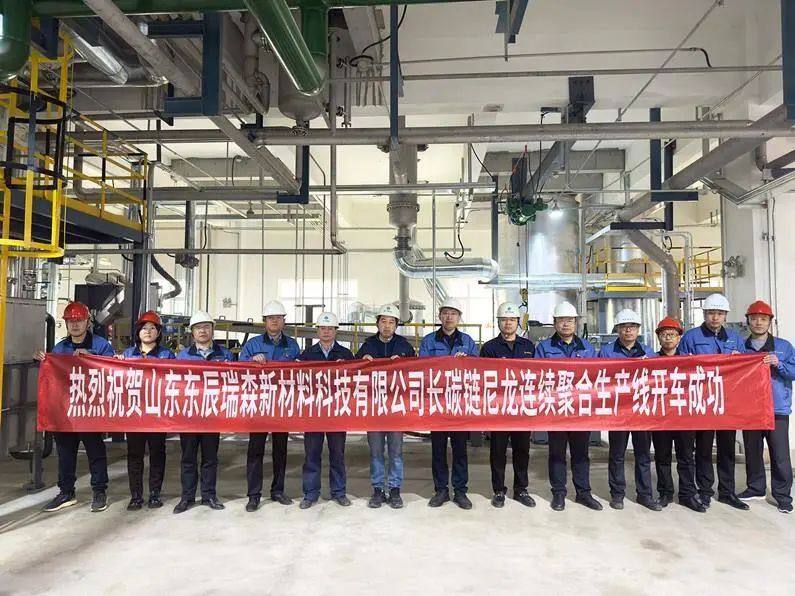 国内首创丨新升东辰瑞森公司长碳链尼龙1012连续聚合生产线一次试车成功