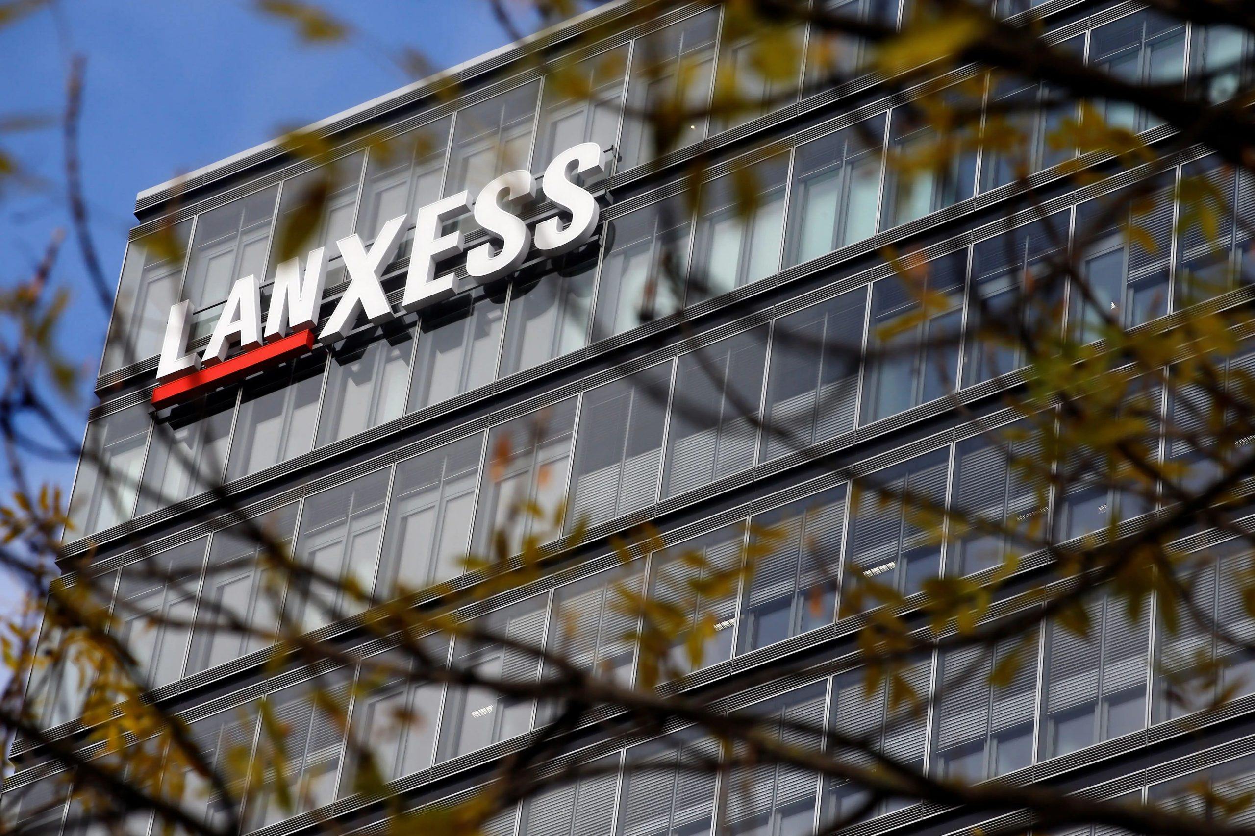 The headquarters of chemicals maker Lanxess are seen in Cologne